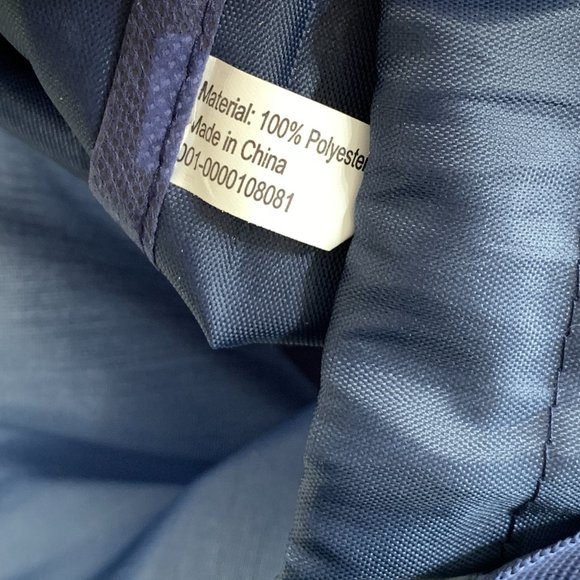 SKECHERS Brand New Unisex Drawstring Backpack Blue 100% Polyester Lightweight - Picture 11 of 14